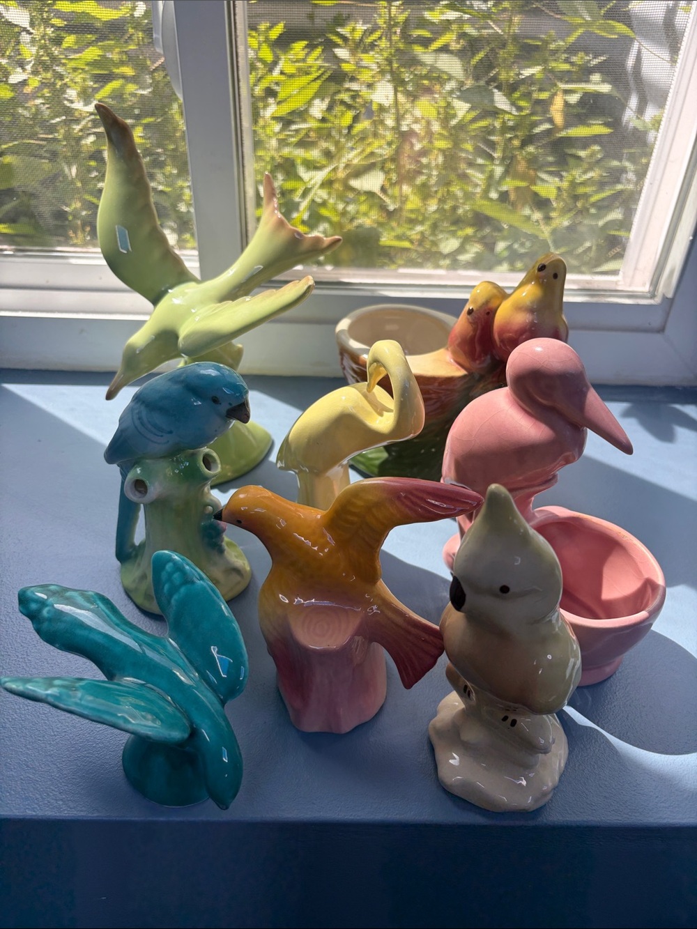 Antique California Pottery & Style of Birds